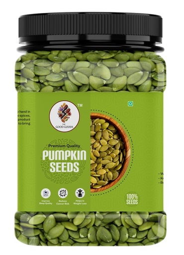[BRSREAY6AAGQY3D4] THE GOOD GOODS Pumpkin Seeds - AAA Grade Seeds for Eating | Protein Rich Seeds | Healthy Diet Snacks | Rich in Protein - 500gm