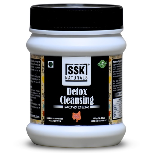 [BRSRGGT3OAHQECTG] Detox Cleansing Powder | All Natural Herbal Detox | No Artificial Colour | Supports Digestive & Gut Cleanse 120g / 4.23oz