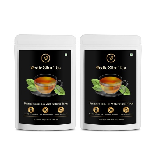 [BRSRY2Y2BECREGQZ] Baton Vedic White Slimming Green Tea 100g | 18 Herbal Blend for Weight Management, Gut Health & Body Cleanse | Natural Detox Infusion | No Added Sugar | Daily Wellness Drink for Men & Women(200 g)