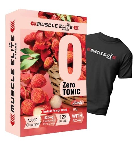 [BRSRM2Q7DEMRMHI7] Isotonic Instant Energy Drink Formula, Extended Workout Electrolyte Energy Drink [32 Servings, Litchi Flavor] Free T-Shirt