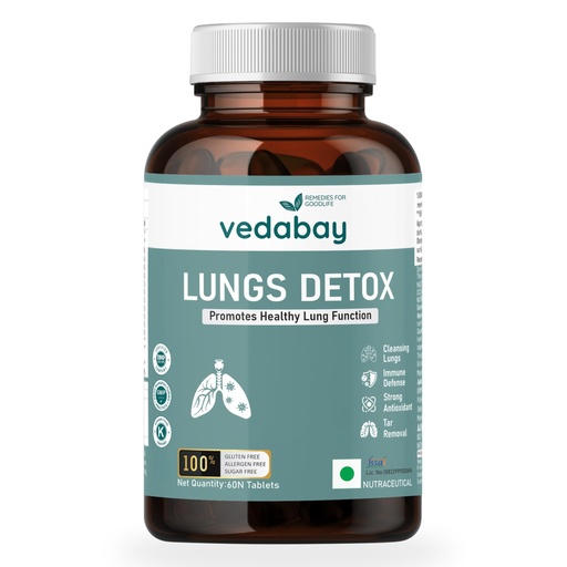 [BRSROHY5BENBQCIU] Lungs Detox For Smokers, Removes Tar and Mucus from the Lungs, Beetroot Extract, Arjun, Gingerol, and Piperine, For Both Men and women, 60 Tablets