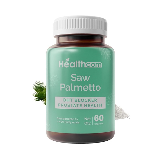 [BRSREZ3QAR4AMD36] Saw Palmetto Extract Capsules 500mg| Pure and Natural Herbal Supplement| Ayurvedic Medicine for Better Hormonal Balance| Overall Wellness| 60 Capsules