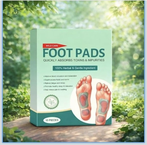 [BRSRYY3QOV6WKADD] (pack of 2)100% Herbal And Gentle Ingredient Detox Foot Pads, 20 Pieces, Natural Ingredients for Sleep Aid, Pain Relief, Toxin Removal with Bamboo Vinegar and Acupoint Micro-Massage Technology (20)