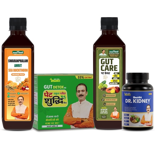 [BRSRYGQQPMFGCFAY] Jeena Sikho Kidney Wellness Combo Basic | Traditional Ayurvedic Formulation