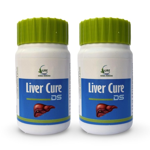 [BRSRABQPB4FB43Y3] Liver Cure DS | Herbal Liver Health & Detox Supplement | 85 Tablets (Pack of 2)