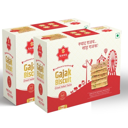 [BRSW2AT7BYHQ4HTJ] SAHU GAJAK BHANDAR Gajjak 1200g Sesame Jaggery Sweet