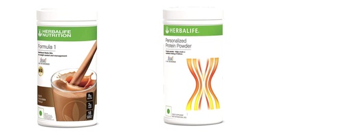 [BRSWYBA3DIGRAYLZ] Herbalife Formula one shake Chocolate Flavour 500 g with protien powder 400 g