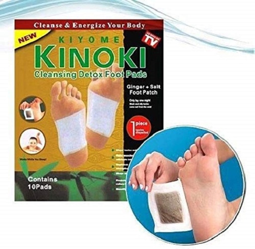 [BRSWIGA7C55A4FTC] Kinoki pad (Cleansing foot detox at home) 10 pads free size