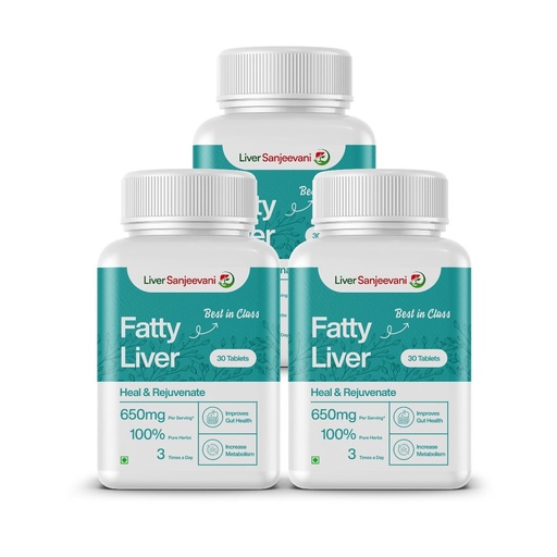 [BRSREYYQPJ7B4CDP] Fatty Liver ayurvedic Supplement -650mg herbs extract per servings liver care, Anti-inflammatory, Gut Health, Body Detox (Pack of 3)