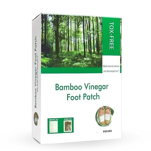 [BRSRMZA3PMBBEELX] Foot Pads for Stress Relief Sleep - Remove Toxins, Rest and Pain Free, Premium Organic Adhesive Foot Patches(1 BOXES=Patches) (Detox)