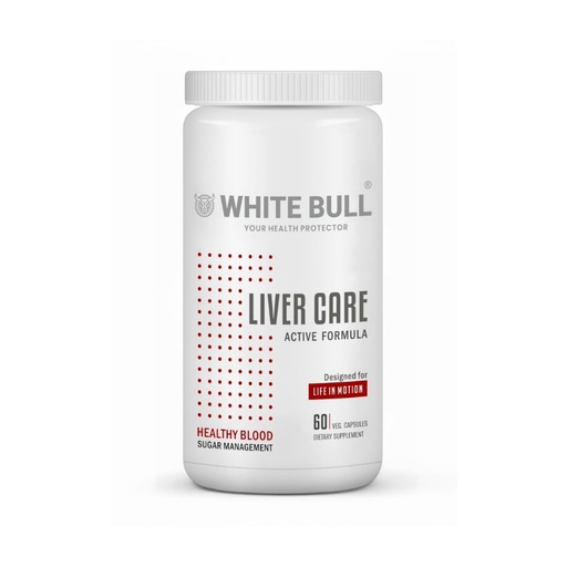 [BRSREYYQB4MR4DY4] WHITE BULL Liver Care | 60 Capsules