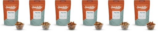 [BRSRYZAOOUNG233F] Snackible Ragi Chips - Assorted Combo (Pack of 2 Each) - 3x165gm | Jalapeno, Peri Peri, Spiced | Gluten Free |Rich in Fibre| Source of Protein | No Added Preservatives