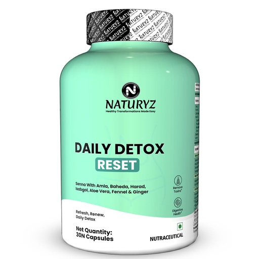 [BRSRGHQYOV7QE3T3] Naturyz Daily Detox Reset Capsules (30)
