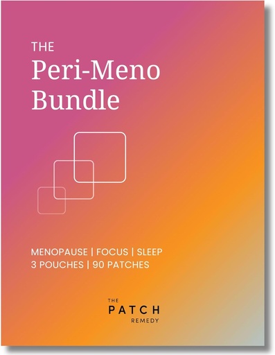 [BRSRAGQ3C4BR63T7] The Patch Remedy Peri-Menopause Patches Kit - (90 Patches) Includes Menopause Patch, Sleep & Focus Patch, Easy-to-Use Topical Patches for Women