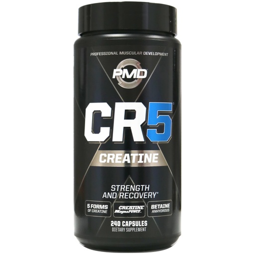 [BRSWIGY7BYFW2FD2] PMD Sports CR5 Professional Creatine Complex - Improved Recovery, Reduce Soreness, Lean Muscle Mass Gainer - Power 5 Creatine Blend for Strength, Endurance, and Recovery (240 Creatine Capsules)