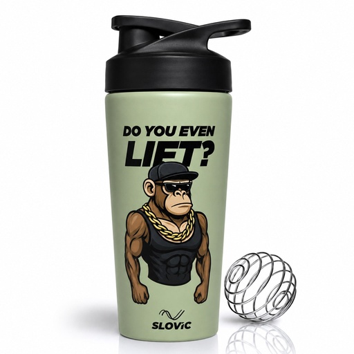 [BRSRYFIPCEAQKH34] SLOVIC Stainless Steel Shaker for Gym [750 ML] | Protein Shaker Bottle
