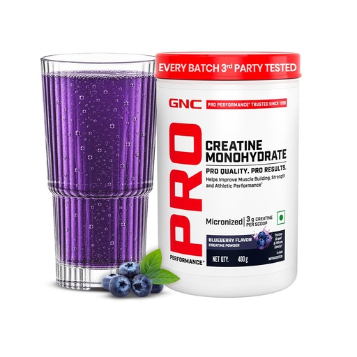 [BRSRAFA6PMBGMGYY] GNC Creatine Monohydrate PRO Performance Powder | 3g, Micronized | 400g