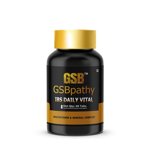 [BRSRGYAEOR6GGG3L] IBS Daily Vital Multivitamin and Mineral Tablets | Daily Energy Immunity and Gut Support for IBS Management (60 Tablets)