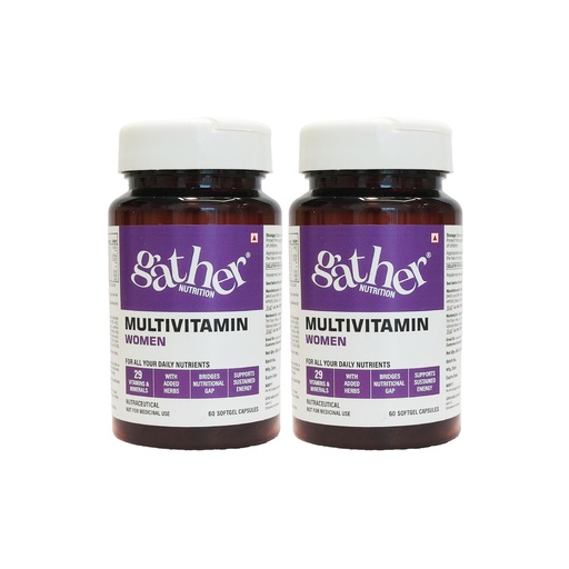 [BRSRGYYKPIDRUFA6] Multivitamin for Women | Boost Immunity, Support Bones, Muscles & Anti-Aging(Pack of 2)