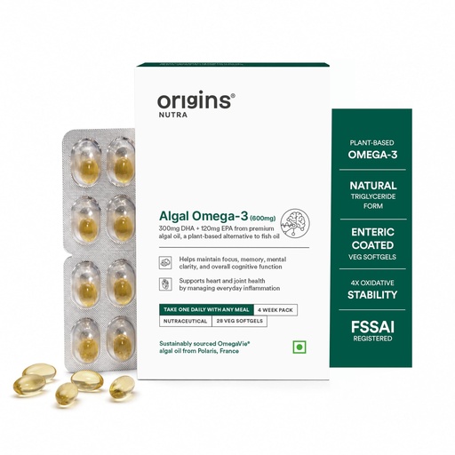 [BRSROGIFBUBR6336] Origins Nutra Algal Omega-3 with OmegaVie® Polaris | Sourced from France