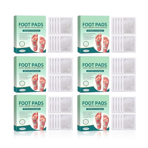 [BRSRGAI7O4MQO2T2] Detox Foot patches 30 pads, Cleansing Toxin Remover Foot Pads, Pain Relief,Stress Relief Sleep Patch for Detoxification, For Men & Women (xunix foot pad pack of 6)