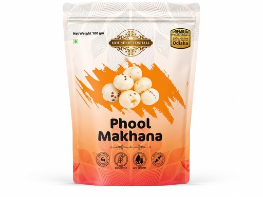 [BRSRYFTROZ7BMET6] House of Toshali Premium Handpicked Phool Makhana (Fox Nuts) | 100% Natural, Crunchy & Fresh | High Protein, Rich in Fiber | Healthy Guilt-Free Snack | No Preservatives | Gluten Free|