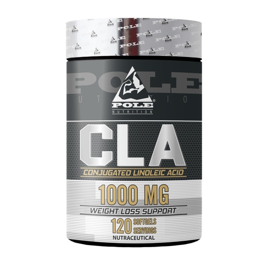 [BRSRMCQODIJQKDLD] Pole Nutrition CLA - Conjugated Linoleic Acid Weight Loss Support | 1000mg, 120 Softgels | Natural Fat Burner for Enhanced Fitness Goals