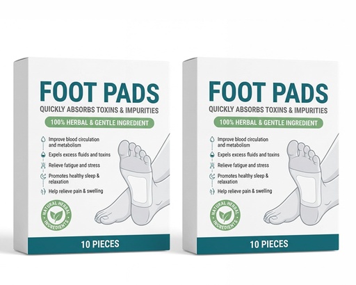 [BRSRGFQKC55BQDT6] (20 Pieces) 100% Herbal And Gentle Ingredient Detox Foot Pads, 20 Pieces, Natural Ingredients for Sleep AidPain Relief, Toxin Removal with Bamboo Vinegar and Acupoint Micro-Massage Technology detox foot patch (PACK OF 2, 20, count)