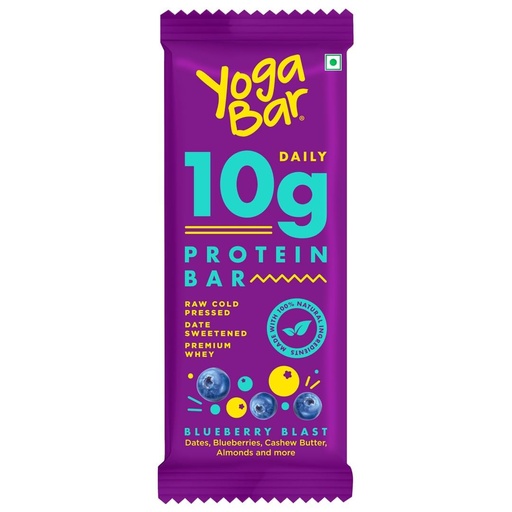 [BRSRAFL3BMDR4CQV] Yoga Bar Protein Bar - Blueberry Blast 50 gm Bar