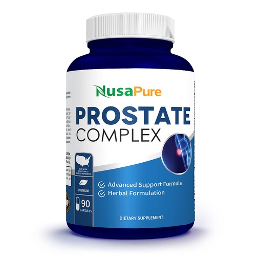 [BRSWK2TZCN5R42YV] NusaPure Saw Prostate Palmetto Complex (Plant Sterol Complex, Nettle Root, Pygeum Bark, Graviola) - 90 Capsules