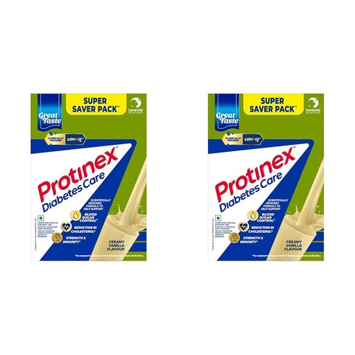 [BRSRAEATC56WYCA7] Protinex Diabetes Care - with Protein and High Fiber for Blood Sugar Control - 1kg (Vanilla flavor) (Pack of 2)