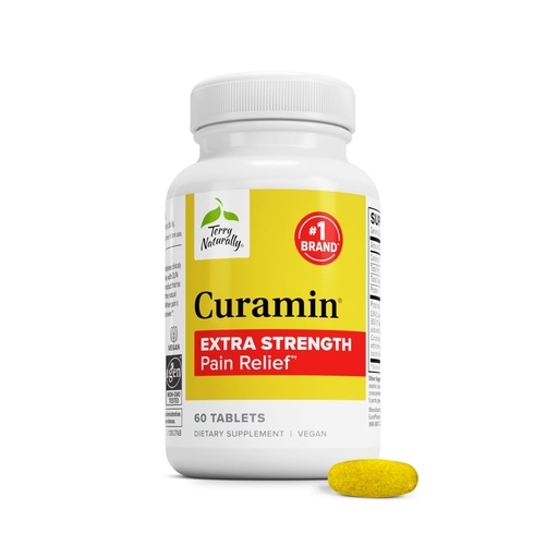 [BRSWIEAMOUHRA2L4] Terry Naturally Curamin Extra Strength - Curcumin & Boswellia Supplement- 60 Tablets