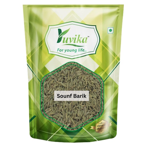 [BRSWGZY7CR7BSDLJ] Yuvika Sonf Choti - Saunf Barik - Foeniculum Vulgare - Fennel Seeds Small 200 Grams
