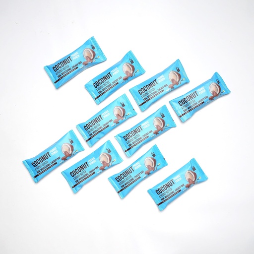 [BRSRG2QQPNYWME33] Isha Life Roasted Coconut with Peanut Butter Energy Bar | Raw, Wholesome Energy Bar | Sugar & Preservative-free | Pack of 10