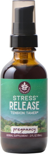 [BRSWGGAHAR5QYDQY] WishGarden Herbs Stress Release for Pregnancy - Natural Herbal Stress Relief Supplement with Lemon Balm & Chamomile, Adrenal Support for Pregnancy and Postpartum Promotes Relaxation and Calm, 2oz