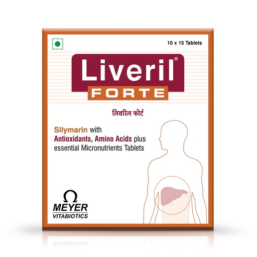 [BRSROGD7CIBBYC3Z] Liveril Forte With Silymarin Extract, Amino Acids And Vitamins That Support Healthy Liver Functions, Improve Metabolism |15 Tablets