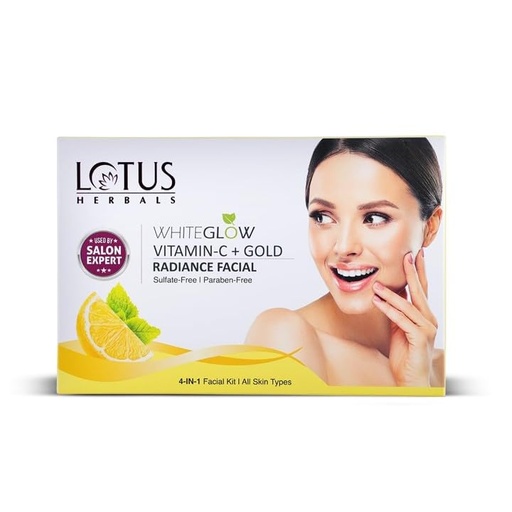 [BRSRAAQRBADRA3T6] Lotus Herbals WhiteGlow Vitamin-C Single Facial Kit, 57g