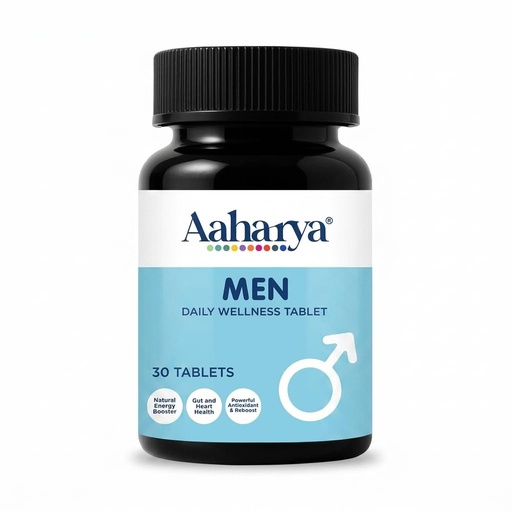 [BRSRY234OABWGFDP] Men Daily Wellness Tablet for Energy, Stamina & Vitality | Ayurvedic Formula with Ashwagandha, Shilajit, Guduchi, Gokshura & Amalki | Supports Immunity, Gut & Heart Health | 30 Tablets