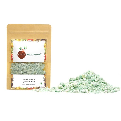 [BRSRAZL3CIHAGCAZ] Annabedi, Kasheesh Hara, Kasis, Hirakasis, Green Vitriol, Iron vitriol, Ferrous Sulfate, Iron(II) sulfate, Sulphate (100g)
