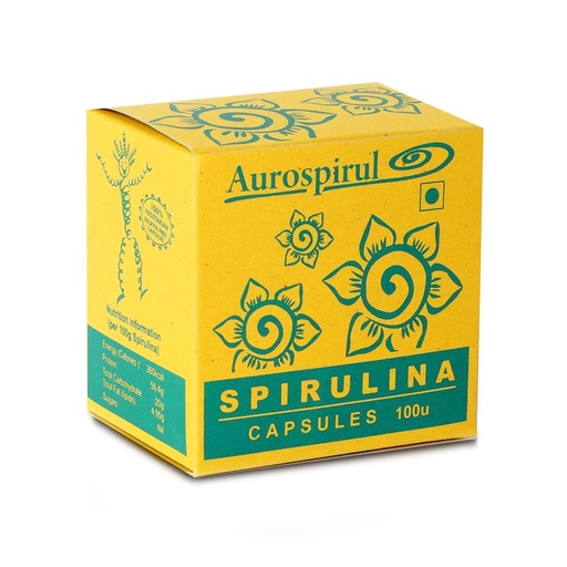 [BRSROHD7BBYG2CQV] Sun-Dried Spirulina – 100 Veg Capsules (Pack of 1)