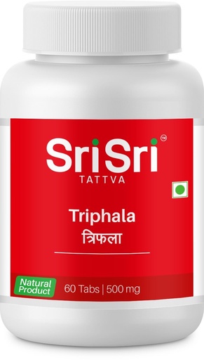[BRSWKFI3BUPBCYIZ] Sri Sri Tattva Triphala 500Mg Tablet - 60Count (Pack of 1)