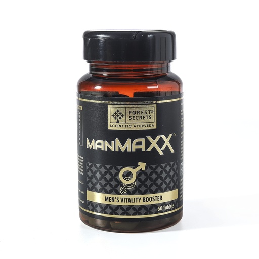 [BRSRMAT3BYNGGFD7] Manmaxx- Men's Vitality Booster, 60 tablets | For Stamina & Energy Booster For Men| Enriched Shilajit & Ashwagandha (Pack of 1)