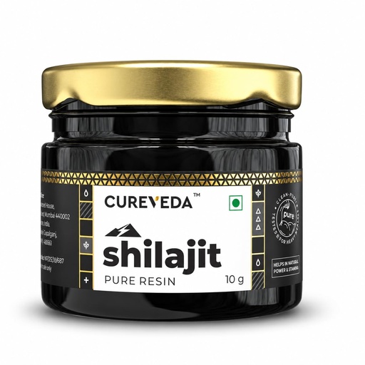 [BRSRGZD5BFYRGE32] Cureveda Himalayan Shilajit For Men Resin 10 gm