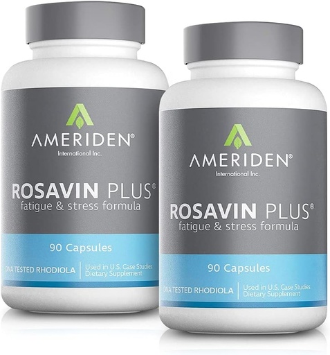 [BRSW22Q2AUBAY23H] Ameriden International Inc Rosavin Plus 90 Capsules (Bundle of 2)