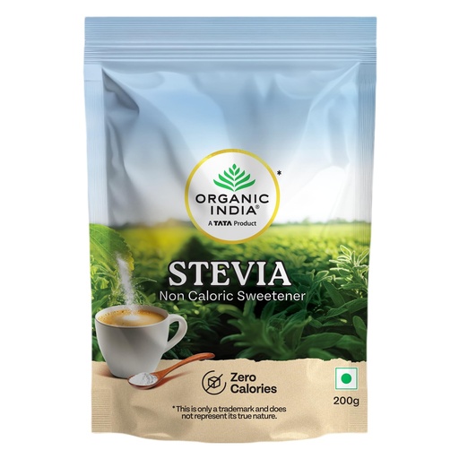 [BRSRYZQEA4HAI3I3] A TATA Product - Organic India Stevia Powder, 200g