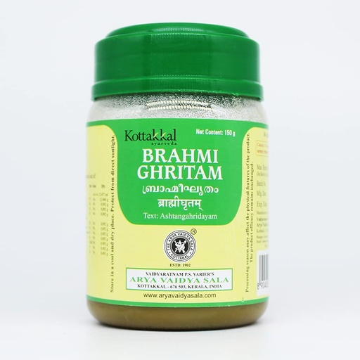[BRSRYZQYOYHAEHTK] Kottakkal Brahmi Ghritam-150GM, (Pack Of 1)
