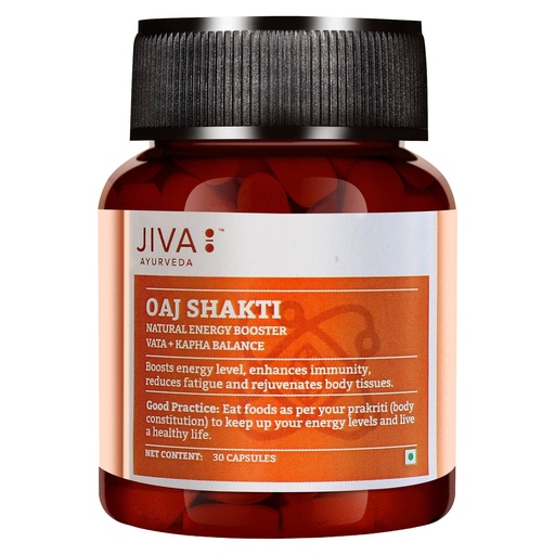 [BRSRMZ35C4IWOHI3] Jiva Oaj Shakti - 30 (Pack of 1) Capsules | Beneficial for physical and mental performance