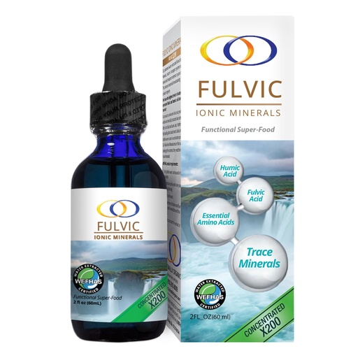 [BRSWIZYOCUDWOFQV] Optimally Organic Water Extracted Fulvic Ionic Minerals X200 - Patented BioActive Fulvic Acid, Humic Acid, Trace Minerals, Electrolytes & Essential Amino Acids - 5+ Month Supply