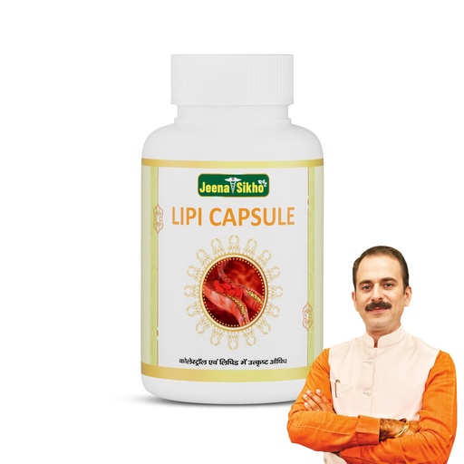 [BRSRA2YQOYPB4F33] Jeena Sikho Lipi Capsules For Controlling Cholesterol | Ayurvedic Multivitamin For Cholesterol Care | Natural Ingredients Arjuna & Guggulu | Naturally Controls Blood Sugar Levels, 60 Capsules
