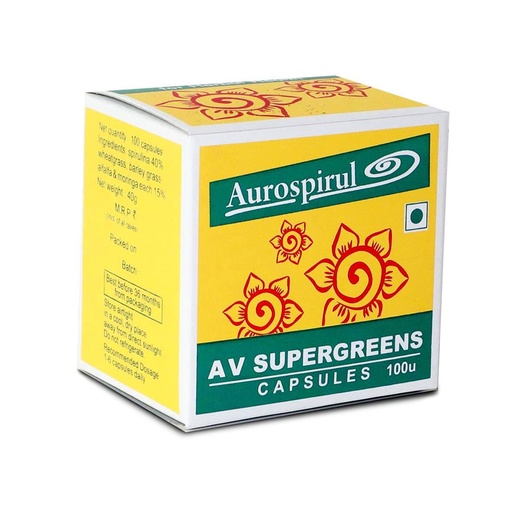 [BRSROHQDAVYBGH3D] AV Supergreens – 100 Veg Capsules (Pack of 1)